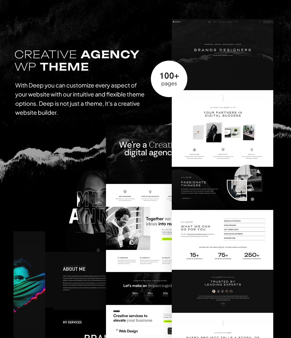 Deep - Creative Agency & Portfolio WordPress Theme - 1